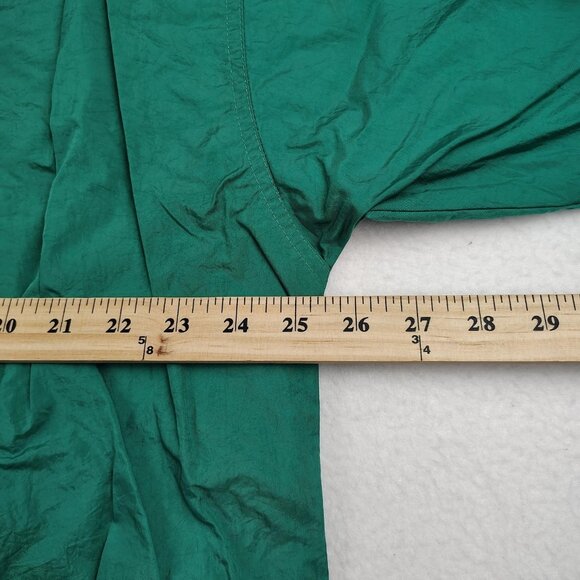 VTG 90's Adidas Windbreaker Jacket Mens XL Green Pullover 3 Stripes - Picture 11 of 11